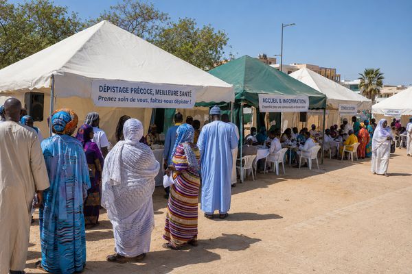 Dépistage de santé communautaire au Sénégal